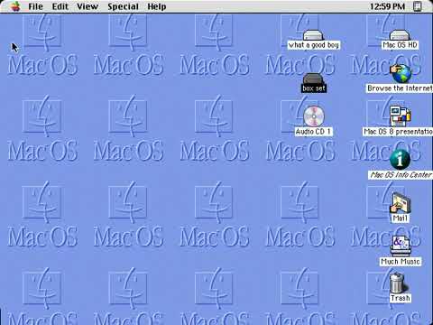 Apple Macintosh Mac OS 8 • Easy To Use (1996)