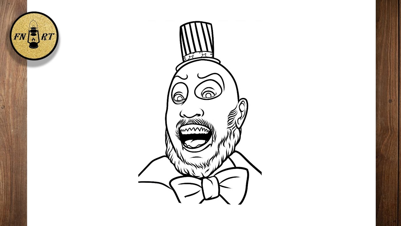 How to draw captain spaulding