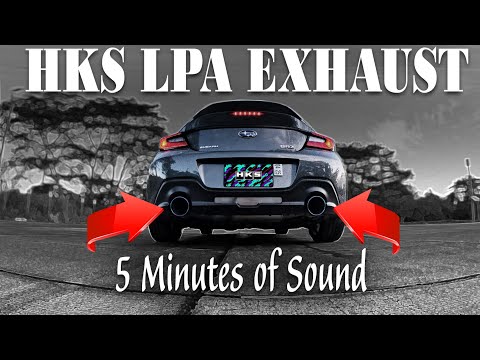 GR86 BRZ HKS LPA Cold Start Pulls Revs Db Tests | HKS Legamax Premium Axle Back Exhaust