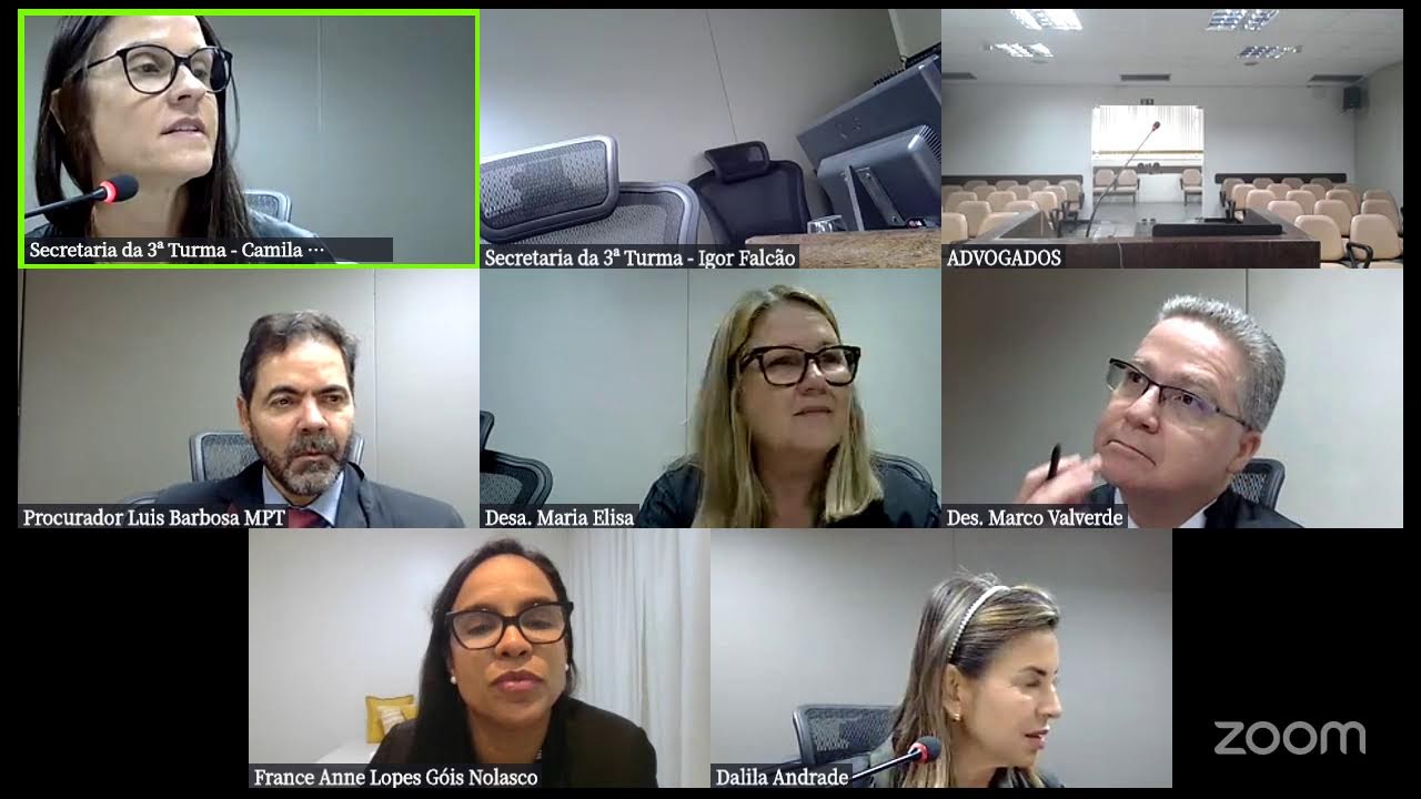 32ª SESSÃO ORDINÁRIA PRESENCIAL DA 3ª TURMA -15.10 2024