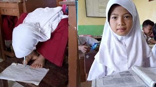 Keterbatasan Melisa Bukan Penghalang Meraih Impian Jadi Guru