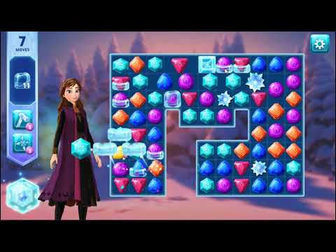 Disney Frozen Adventures Level 154 - NO BOOSTERS ❄️👸⛄ | SKILLGAMING ✔️