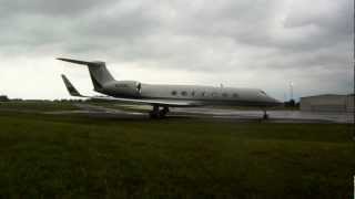 preview picture of video 'Gulfstream G550 Springfield M91 Airport McCauley Aviation'