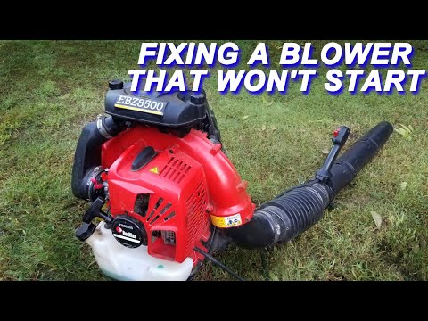 Fixing A RedMax Backpack Blower That Won't Start