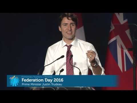 Federation Day 2016 - Keynote Address - Prime Minister Justin Trudeau