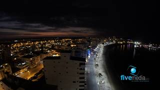 preview picture of video 'Salinas Malecón Anochecer'