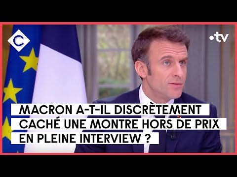 Macron a-t-il vraiment caché une montre à 80 000 euros - Infos Express - C à vous - 23/03/2023