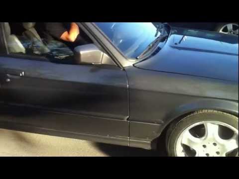 BMW E30 320IS TURBO BURNOUT ON SLICKS TIRES 420 RWHP