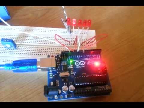 Arduino - test led effetto supercar