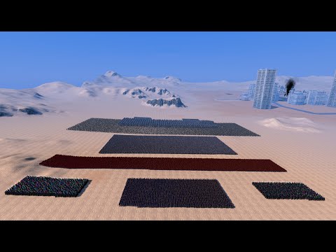 GOLDEN KNIGHTS, LASER KNIGHTS & SPARTANS vs EVIL ARMY - Ultimate Epic Battle Simulator UEBS