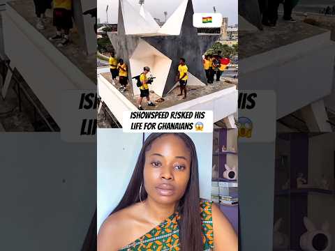 Omg! Ishowspeed r!sked his life for Ghanaians 🇬🇭 at the black star square #shortsviral