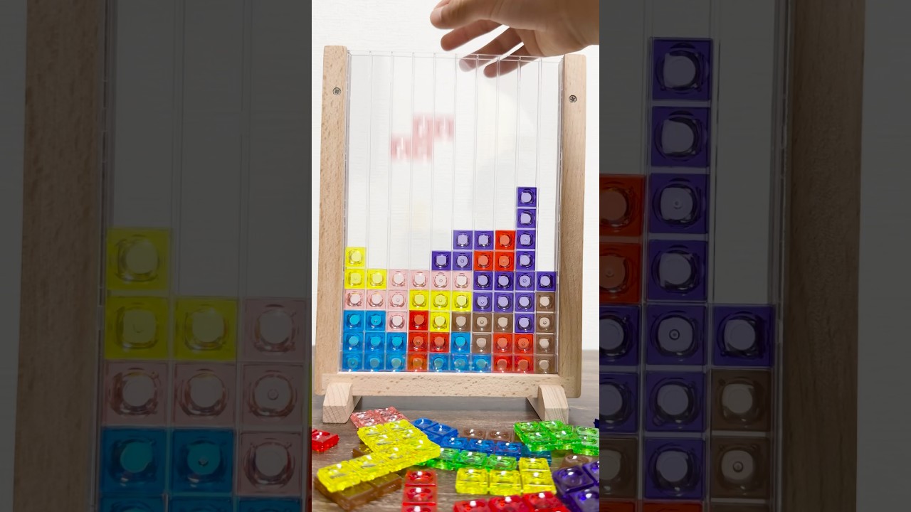 TETRIS BLOCK GAME ASMR 100