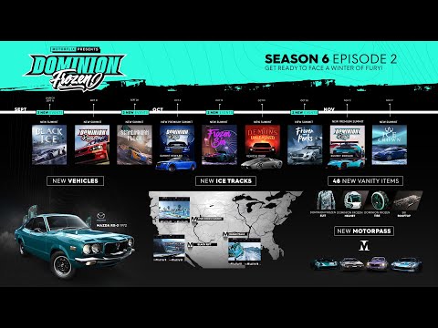 The Crew 2 Update September 2022 | "Motorflix" Season 6.2 "Dominion Frozen" | Highlights