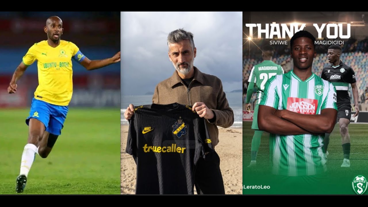 Jose Riveiro Joins AIK | Mosa Lebusa Joins Stellenbosch FC | Siviwe Magidigidi to K. Beerschot V.A.