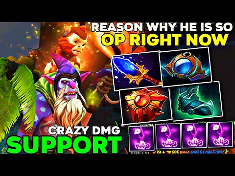 HOW TO PLAY [ Witch Doctor ] Reason Why He is So Op Right NOW!!! Support Crazy DMG - Dota 2
