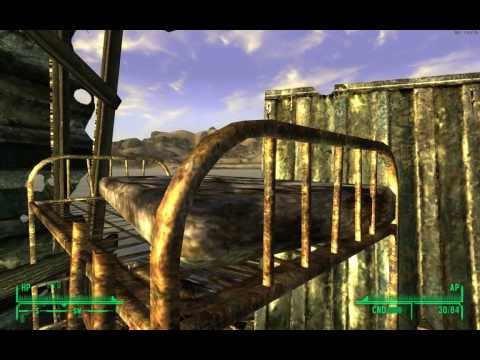 Fallout New Vegas Gameplay, Part 95. Salvaging a B-29 from Lake Mead (Full Walkthrough in 1080p HD)
