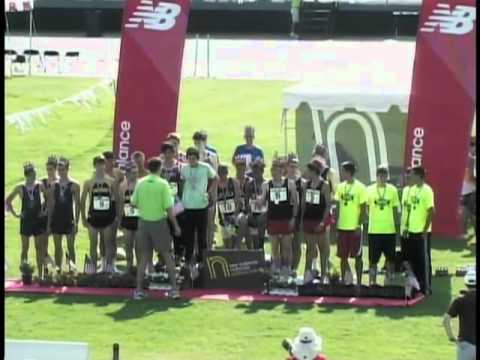 Boys 4xMile Relay (6000m) Awards - New Balance Outdoor Nationals 2011