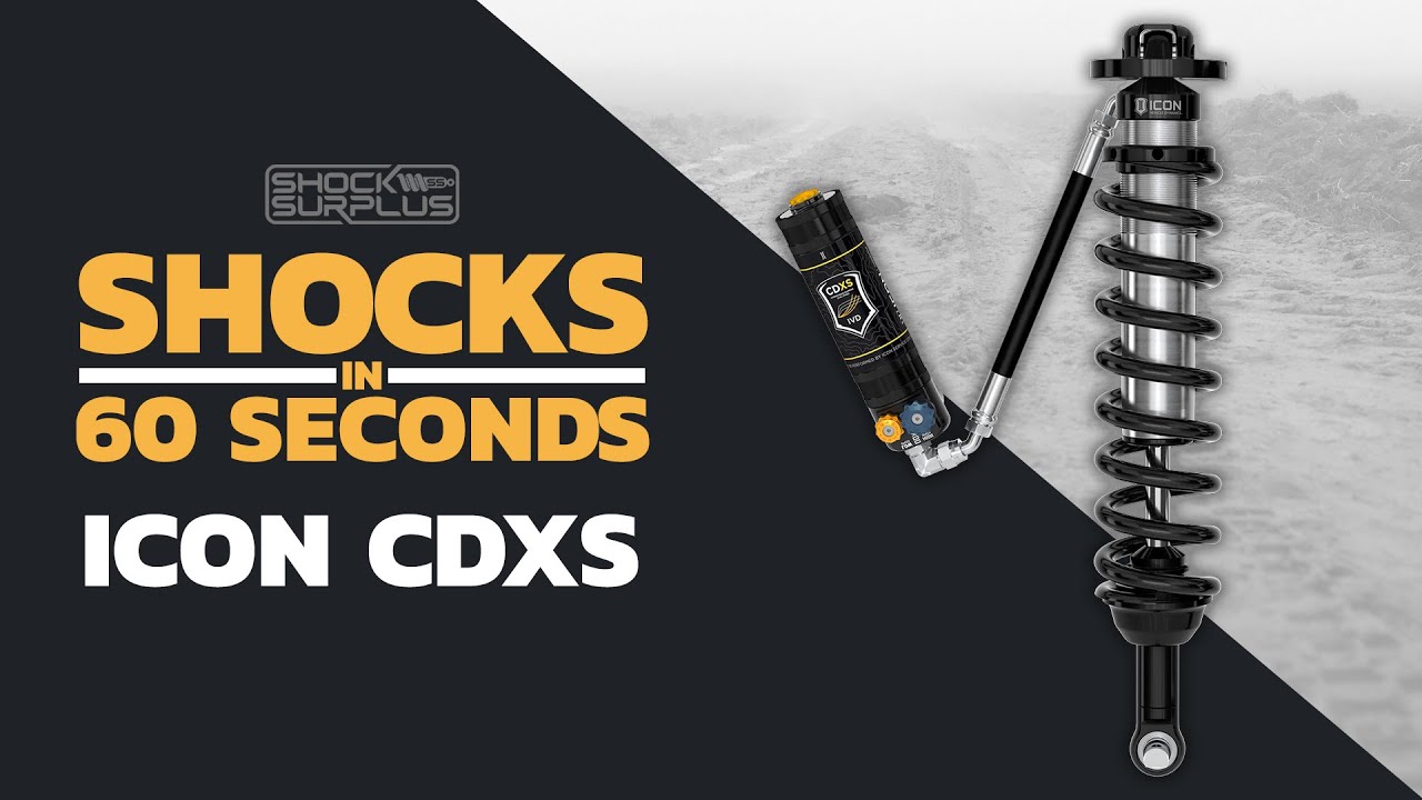 Shocks in 60 Seconds - Icon Vehicle Dynamics CDXS