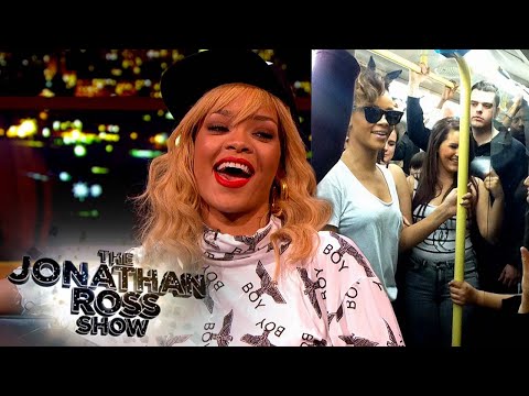 Rihanna Took The Subway To O2 Arena Concert | The Jonathan Ross Show