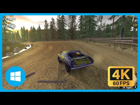 FlatOut (PC) - Gold Class - Woodland Challenge - Career Part 22 [4K60]