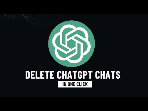 How to Delete Chat Gpt Conversations ✅