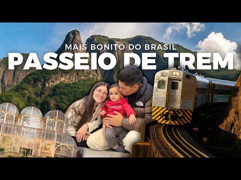 Passeio de TREM mais bonito do BRASIL -  Morretes a Curitiba