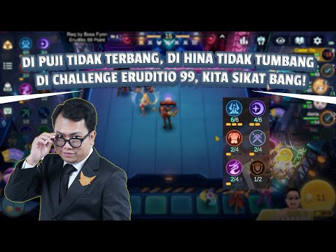 DI CHALLENGE MCGG MAIN ERUDITO SAMPE 99! EMANG BISA??? MARI KITA BUKTIKAN!! #mlbbidcreator