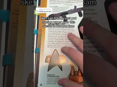 #StarTrek Voyager Com Badge Page