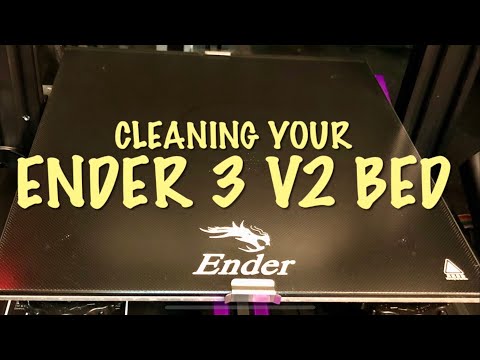 YouTube video about: How to clean a 3d printer bed?