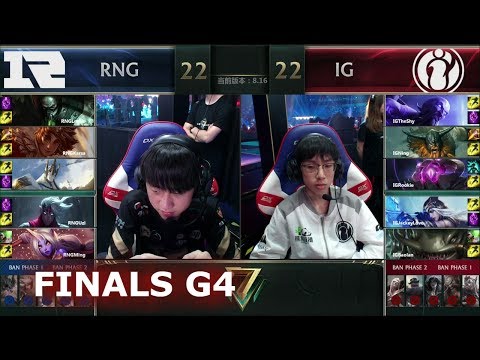 iG vs RNG - Game 4 | Grand Finals S8 LPL Summer 2018 | Invictus Gaming vs Royal Never Give Up G4