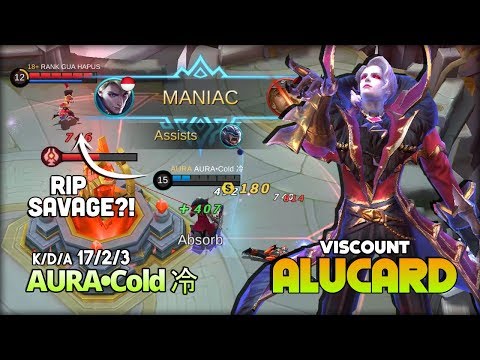 Alucard Mid Lane?! Non Stop Roaming & Ganking by AURA•Cold 冷 ~ Mobile Legends