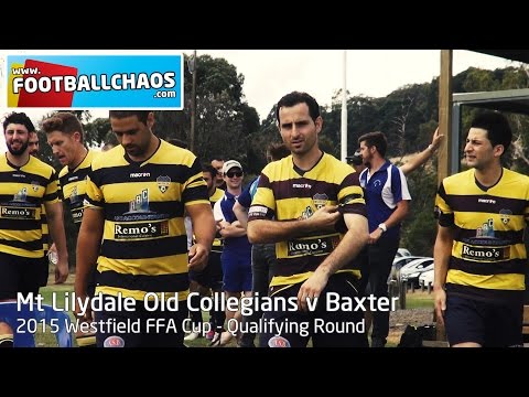 2015 FFA Cup - Mt Lilydale Old Collegians v Baxter