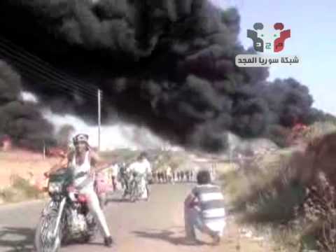 إطلاق قوات الأمن النار على مظاهرة في قمحانة في محافظة حماة