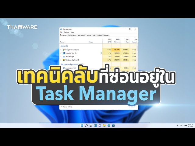   เทคนิคการใช้งาน Windows Task Manager และเครื่องมือต่าง ๆ ที่คุณอาจไม่เคยรู้มาก่อน