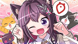 【手描き】猫をゲッサーするあずきち【AZKi / ホロライブ / 切り抜き】