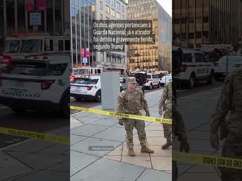Dois militares são baleados perto da Casa Branca; atirador foi preso