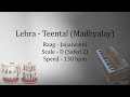 Best Live Lehra in Madhyalay Teental | Lehra in Jaijaiwanti | D | 130 bpm | Safed 2
