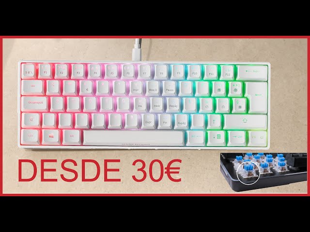 Vídeo relacionado con Mars Gaming MKMINIPRO, Teclado Mecánico Ultra-Compacto 60%, Switches Mecánicos Hot-Swappable, Iluminación RGB Chroma, Teclado Gaming Antighosting, Multiplataforma, Switch Azul, Español, Blanco