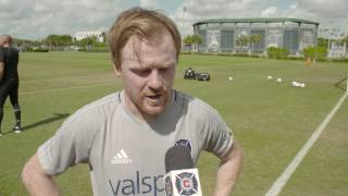 Watch | Dax McCarty on his arrival at Chicago Fire preseason camp