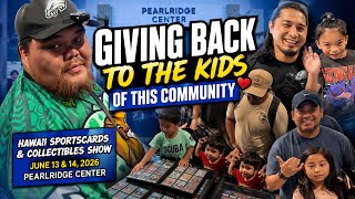 Our FIRST Time Vending at Pearlridge! ❤️ Giving Back to Kids at the Hawaii Sports Cards Show!