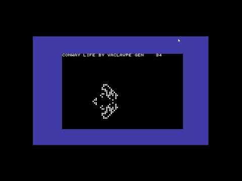 Conway's life game on Sharp MZ-700/800. Programmed in assembler. The initial generation is random.