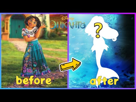 Disney Encanto : Mirabel Madrigal Glow Up | The Little Mermaid   | Cartoon Transformation