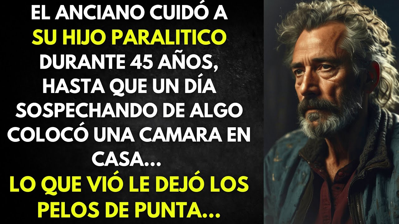 ANCIANO CUIDÓ A SU HIJO PARALITICO DURANTE 45 AÑOS, HASTA QUE UN DÍA SOSPECHANDO ALGO...