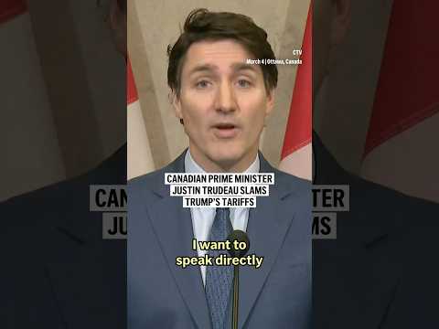 Canadian Prime Minister Justin Trudeau slams Trump’s tariffs