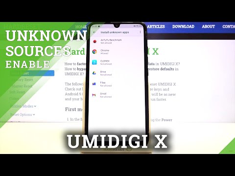 How to Download and Install Apps From Unknown Sources on UMIDIGI X – Enable Apps Installation