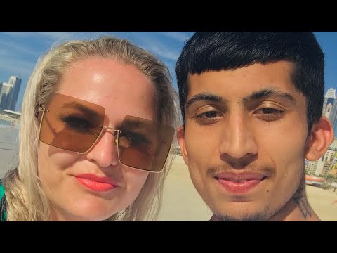 DUBAI MARINA BEACH, SUMMER 2023.