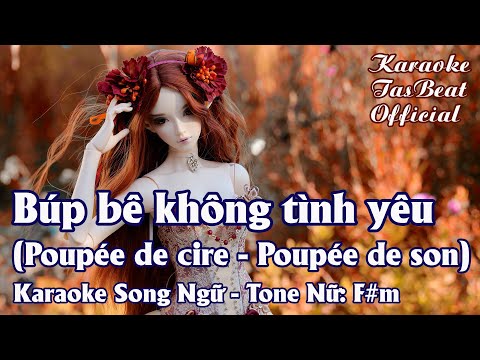 Karaoke Song Ngữ Búp Bê Không Tình Yêu Tone Nữ | TAS BEAT