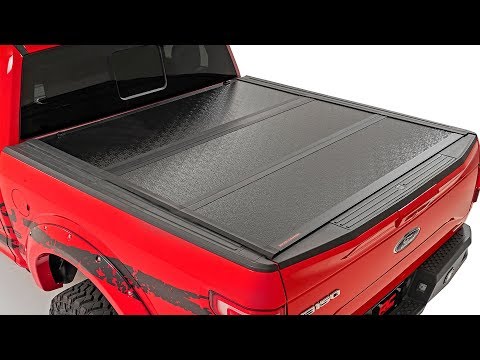 Low Profile Hard Tri-Fold Tonneau Cover by Rough Country