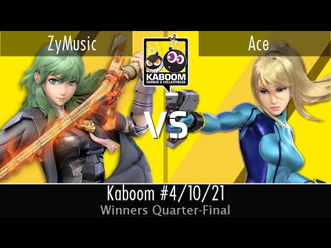 ZyMusic (Byleth) vs Ace (Zero Suit Samus) - WQF - Kaboom 4/10/21