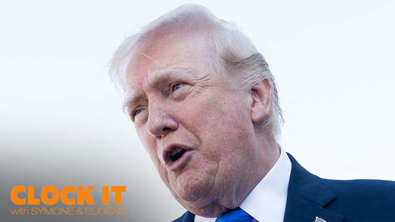 'Check on the president!' Symone GOES IN on Trump's “paper clip” weave